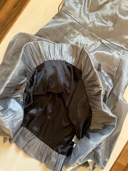 Stříbrné šaty, vel L, spíše M/L, Yessica - 4