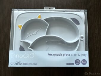 Silikonový talíř GIOfresh Fox (liška) - 4