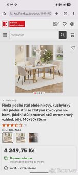 Pracovní/jídelní stůl - 4