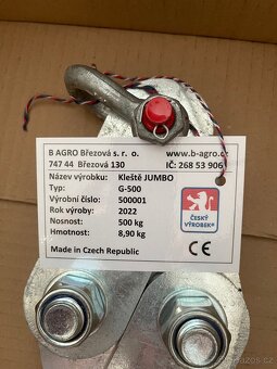 Manipulační kleště na dřevo JUMBO G500 - CE - 4