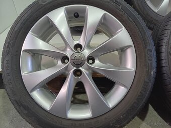 Letní alu kola OPEL 4x100 R16 ET40 pneu 195/55/16/ - 4