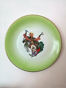 Polský porcelánový talíř na zeď 31cm/ Zofia Stryjeńska 1927 - 4