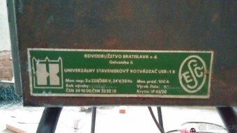 Univerzální staveništní rozvaděč USR 1B - 4