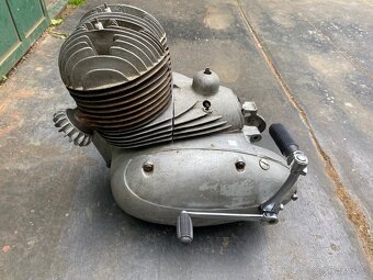 Jawa 350/354 Pulbuben - motor dvoupáka + štítek 1955 - 4