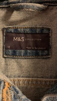 Nová džínová bunda vel. M-L zn. M&S - 4