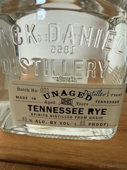 Jack Daniel´s Jack Daniels Unaged Rye 40 % 0,75 - 4