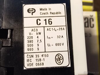 Vzduchový stykač Elektropřístroj C16 ...32A - 4