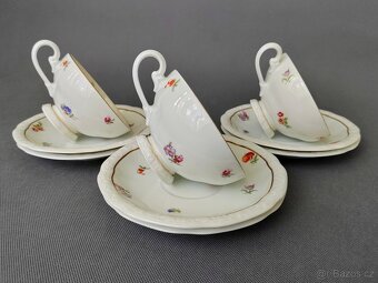 Nádherný porcelánový čajový set Bohemia Porcelán Bianca - 4