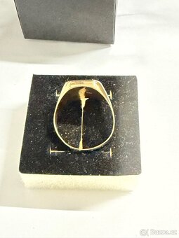 Pánský prsten s Onyxem top stav - 4