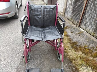 Invalidní vozík pro větší osoby nosnost 180kg - 4