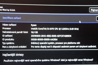 ⭐ Herní PC – i5, GTX 1050 Ti, 16GB RAM, 1TB - 4