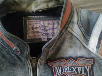Kvalitní kožená bunda Avirex Fly - 4