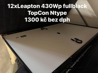 Zbytky solárních panelů po realizacích Leapton, AIKO, topco - 4