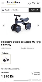 Dětské odrážedlo My First Bike - 4