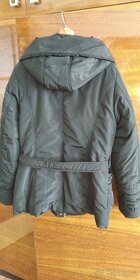 zimní prošívaná dlouhá dámská bunda vel L - 4