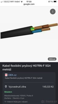 Gumový kabel stavební - 4