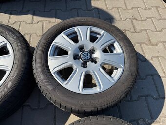 4x al kola 5x112 16 + pneu letní 205/55 R16 - 4