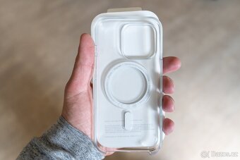 Průhledný kryt s MagSafe na iPhone 16 Pro - záruka v ČR - 4