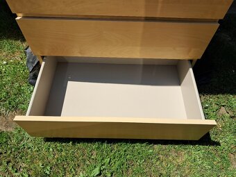 Ikea komoda Malm 6 zásuvek 123cm výška - 4