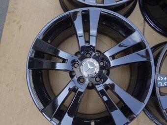 Alu disky černé na Mercedes, 17", 5x112, ET 38, šířka 7,5J - 4