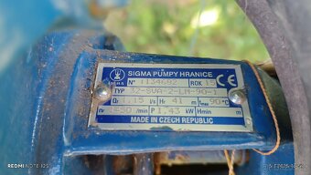 SVA čerpadla Sigma s motorem, darling. - 4