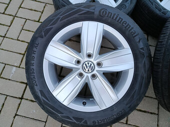 alu kola 5x112 r16 VW Caddy a letní 205/55/16 - 4