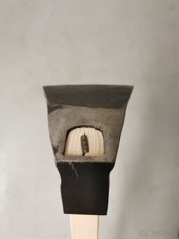 Kovaná zahradní motyka šíroká cca 13cm - NOVÁ, vyrobeno v ČR - 4