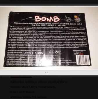 Petardy BOMB/VIPER/DUMBUM - 4