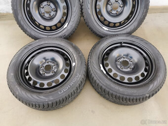 205/55R16 zimní sada pneu 5x112 7x16 ET45 passat superb yeti - 4