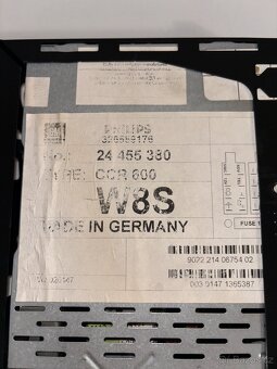 Opel Vectra B Originální rádio Philips CCR600 s kódem - 4
