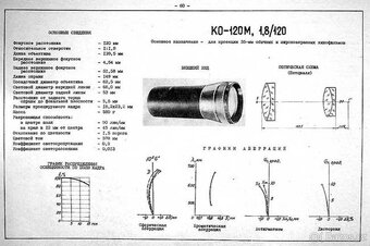 Udržovaný teleobjektiv SSSR KO-120M F-120mm - 4