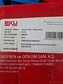 Brzdové kotouče a desky EKU, BPV, Knorr - 4