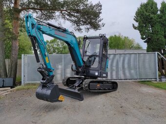 bagr, minibagr, motor Kubota, 3,8 tuny - 4