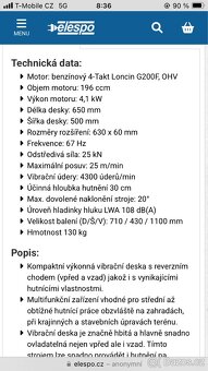 Vibrační deska Lumag RP-130HPC - 4