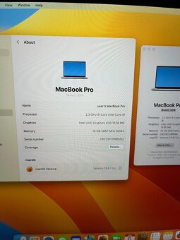MacBook Pro 16" – i9 / 16 GB RAM / 1 TB SSD / Radeon Pro 55 - 4