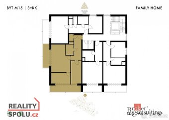 Prodej, byty/3+kk, 72.25 m2, Měděná 3064/5, Jižní Předměstí, - 4