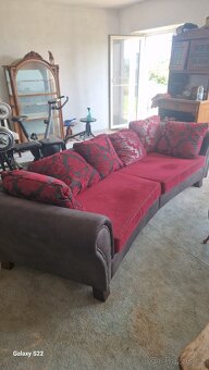 🛋️ Použitá designová sofa v landscape stylu – 320 cm, sleva - 4