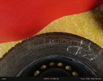 Prodám zimní kola na Volkswagen Caddy 195/65 R15 T - 4