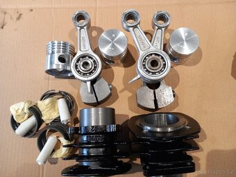 Prodám klika, ojnice, písty, valce kompresor orlík PKS 4,9 - 4