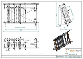 rámový lis, lis na lepeni dřeva, lepení dřeva, Klížicí lis - 4