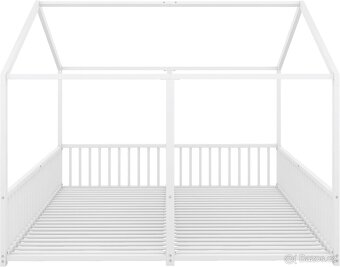 Nová dětská kovová postel 90x200 cm2 - 4