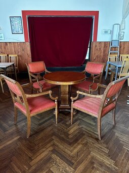 Prodám set 4 křesla + stůl - 4