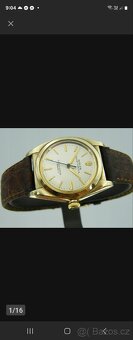 Rolex BUBBLEBACK Oyster Perpetual v 9k zlatě pěkné - 4