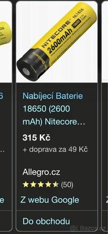 Taktická svítilna Nitecore CU6 - 4