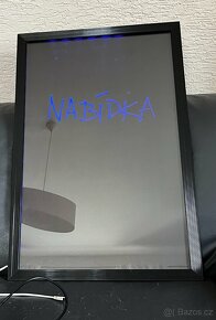 Světelná reklamní LED psací tabule 40x60 cm s DO - 4