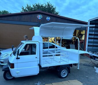 Pojízdná prodejna foodtruck piaggio ape tm - 4