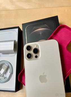 iPhone 12 Pro Max Zlatá BATERIE 100% TOP - 4