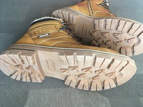 Kotníkové zimní boty s kožíškem na zip - Landrover - 4
