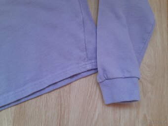 Fialová crop top mikina vel. 146 - 152 - 4