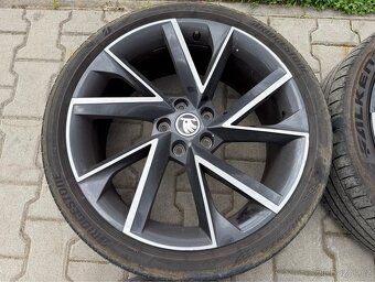 4x al kola 5x112 19 + pneu letní 225/40 R19 - 4